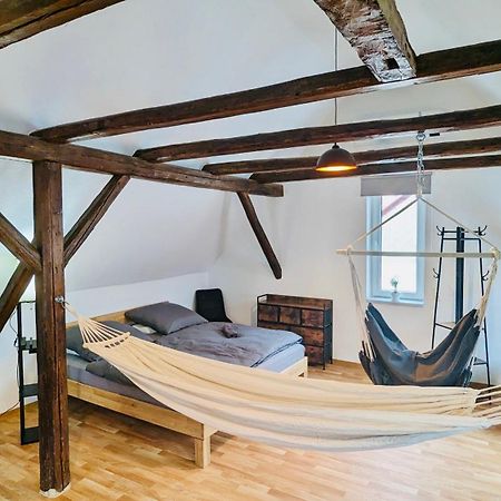 Die Arche - Eigene Haushaelfte Im Stadtzentrum Arnstadt Buitenkant foto