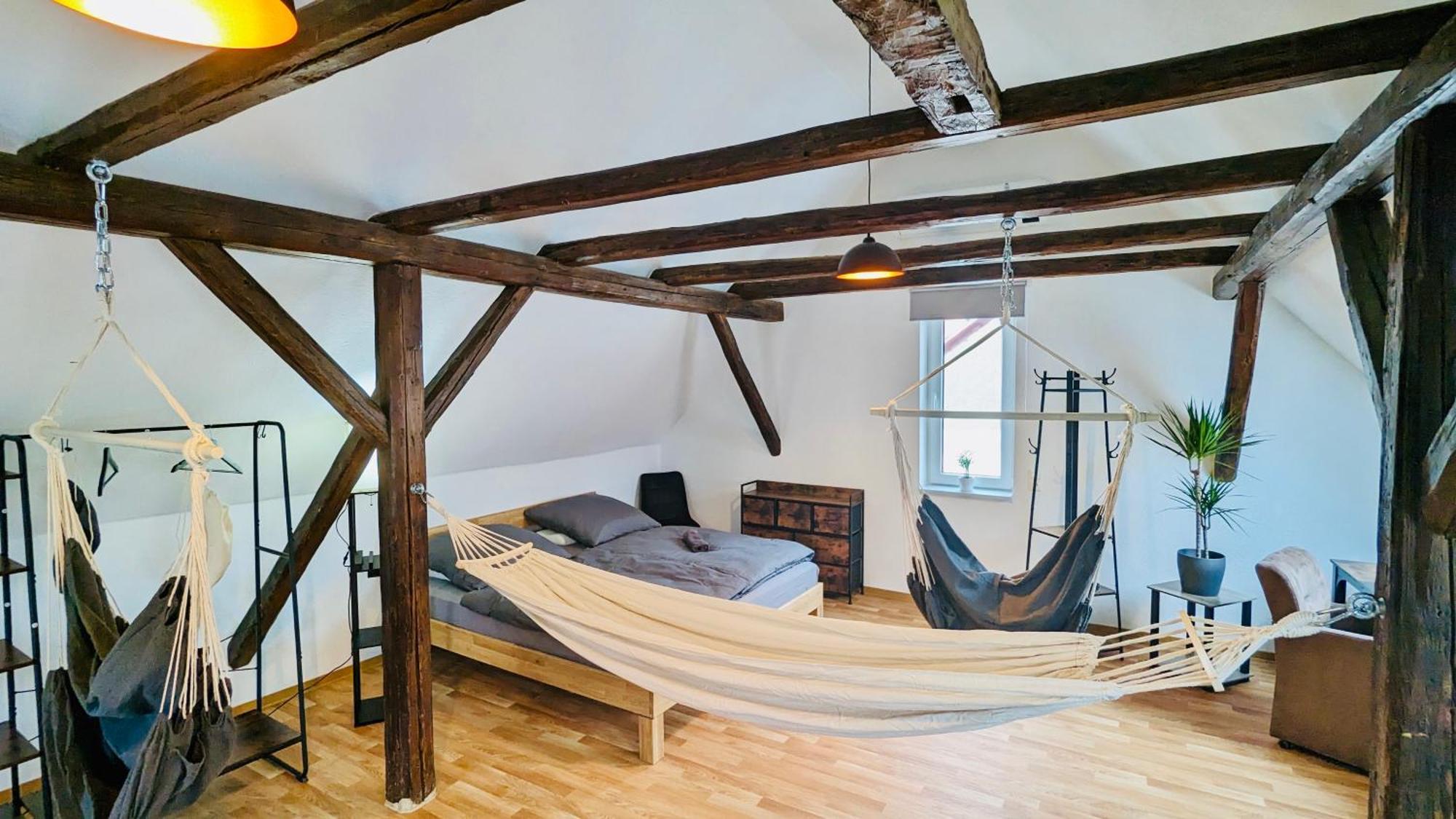 Die Arche - Eigene Haushaelfte Im Stadtzentrum Arnstadt Buitenkant foto